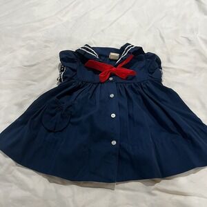 C.I.CASTRO CO BABY GIRL‎ SAILOR DRESS SIZE 6 MONTHS